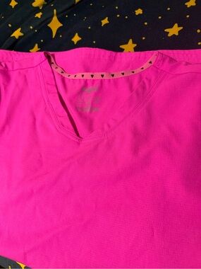 Heartsoul Hot Pink Scrub top
